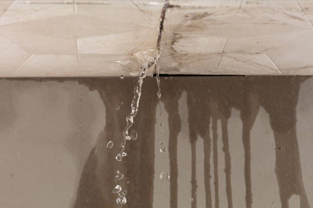 Professional Burst Pipe Cleanup technician working in Richmond Dale, OH